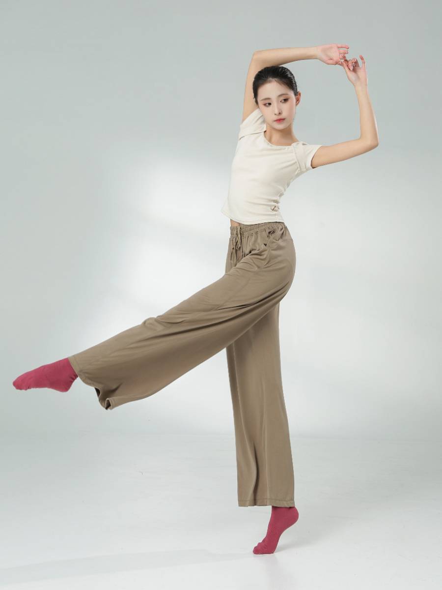Little Jasmine Classical Dance Practice Female Permanent Boat Wide -Legs Beautiful Hip Pants Modern Dance Chinese Dance National Dance Pants