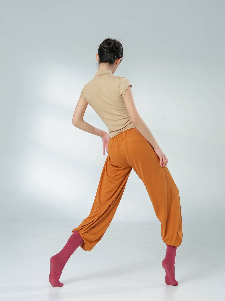 Little Jasmine Classical Dance Practice Female Permanent Boat Wide -Legs Beautiful Hip Pants Modern Dance Chinese Dance National Dance Pants
