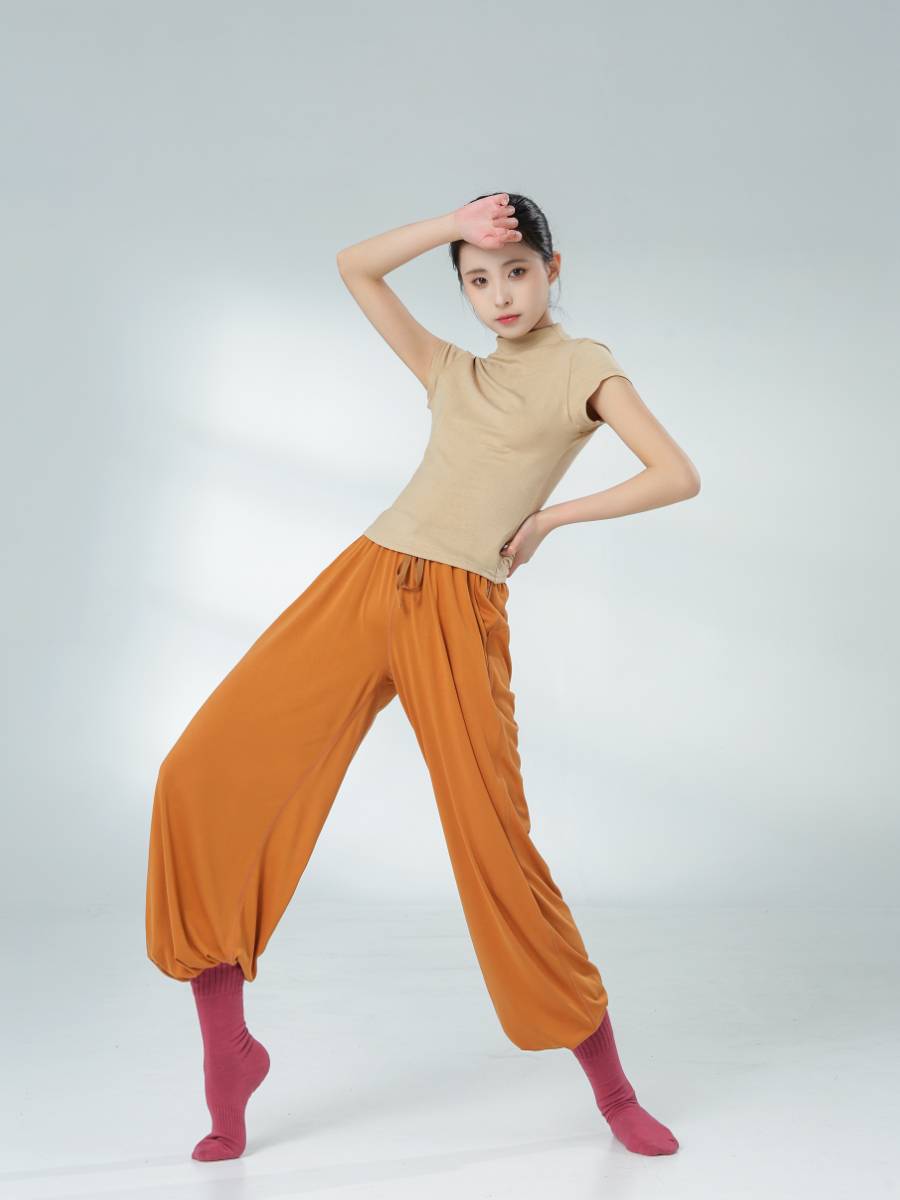 Little Jasmine Classical Dance Practice Female Permanent Boat Wide -Legs Beautiful Hip Pants Modern Dance Chinese Dance National Dance Pants