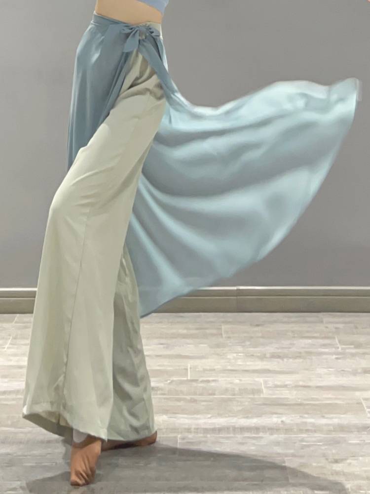 Classical dance elegant pants new national style dance pants women's loose and thin Chinese dance performance service modern dance trousers