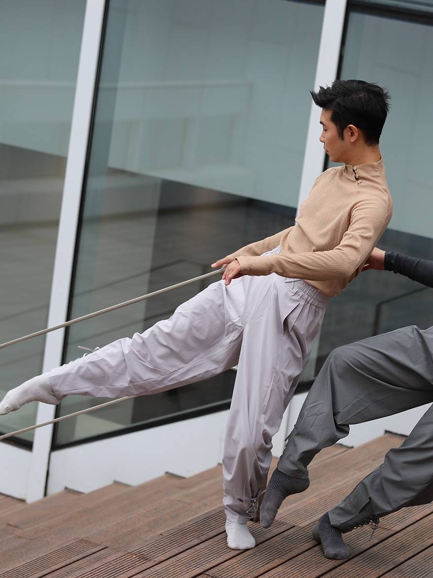 D343 Modern Dance Practice Classical Dance Pants Dance Training Pants Performance Services Test Men and Women's Trinks New Hu Shen