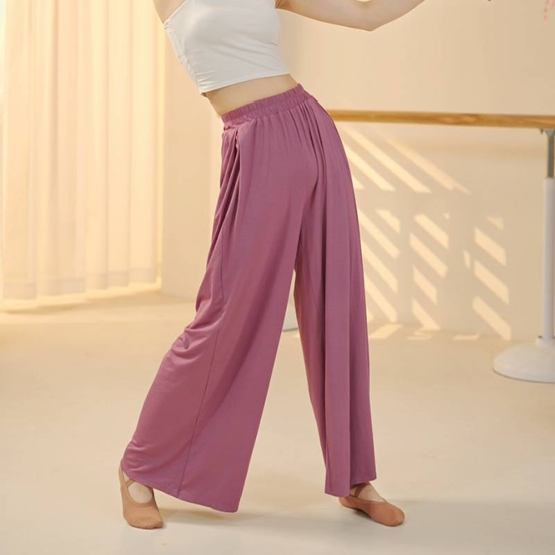 Dance pants female summer modern adult practice Chinese classical dancing daily wide leg big size Modal new pants