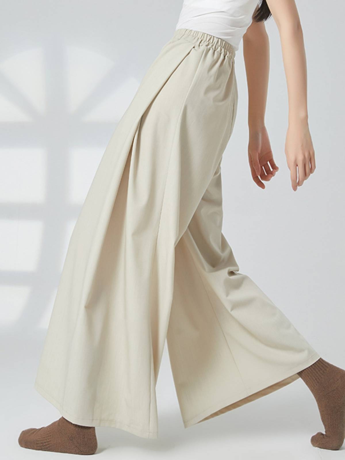 Modern dance pants children's loose version straight -legged wide -leg pants daily wear classical dance exercise dance dance pants trousers