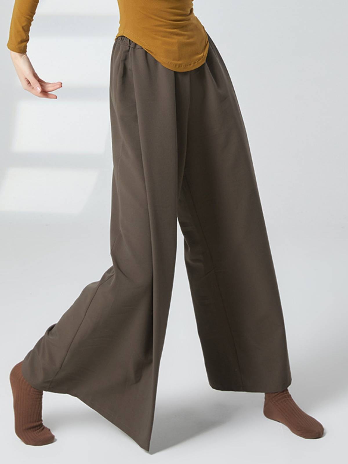 Modern dance pants children's loose version straight -legged wide -leg pants daily wear classical dance exercise dance dance pants trousers