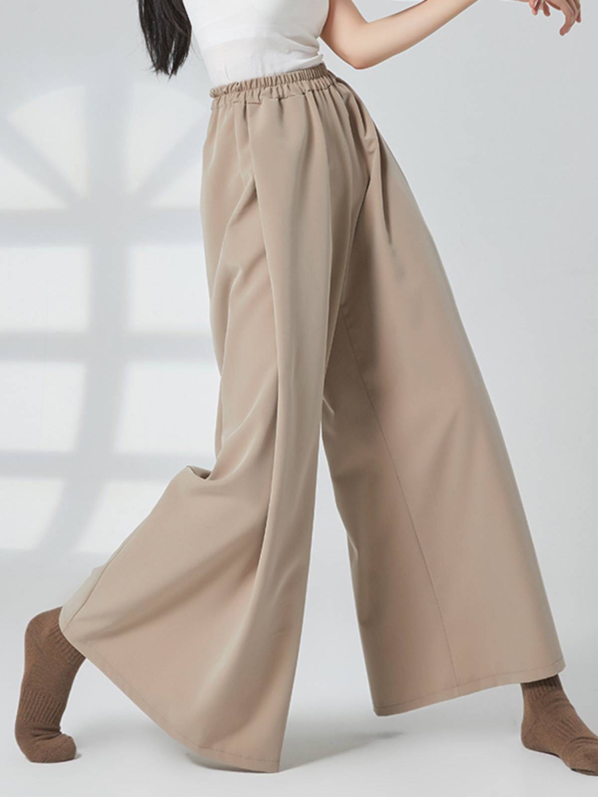 Modern dance pants children's loose version straight -legged wide -leg pants daily wear classical dance exercise dance dance pants trousers