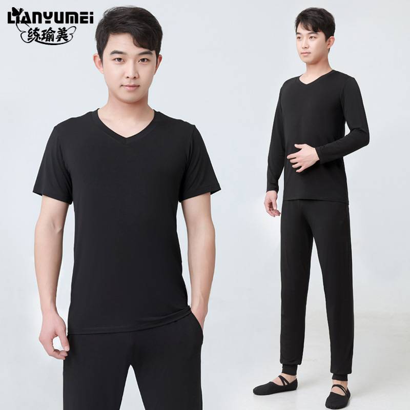 Dance art test -shaped sportswear men's suits Chinese dance exercises yoga Latin modern dance students new dance service