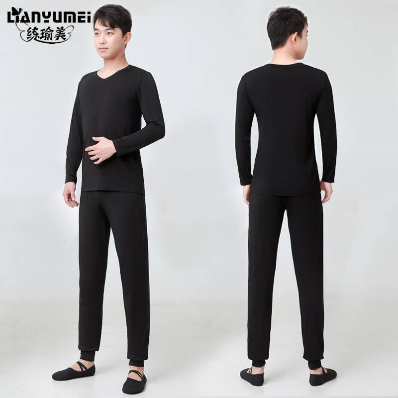 Dance art test -shaped sportswear men's suits Chinese dance exercises yoga Latin modern dance students new dance service