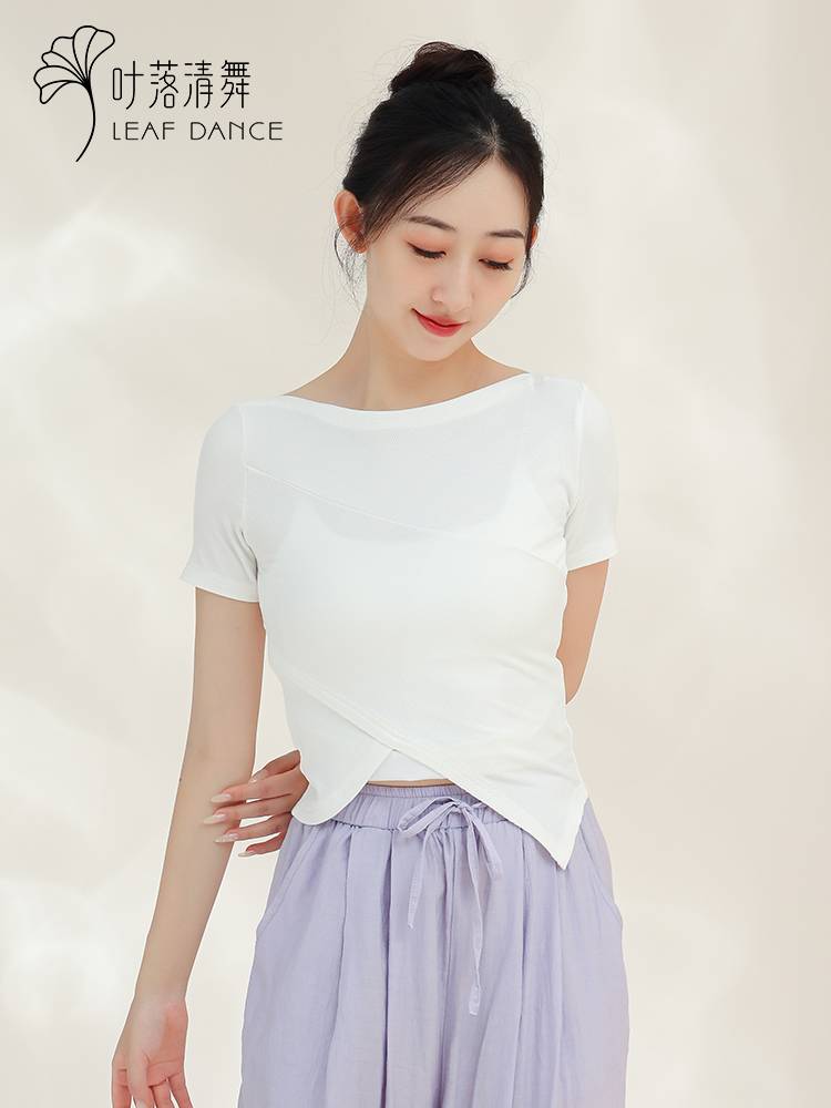 Ye Luo Qing Dance Classical Dance Dance Dance Direction Services Large Thin Women's Training Services Modern Dance Short Sleeve Top