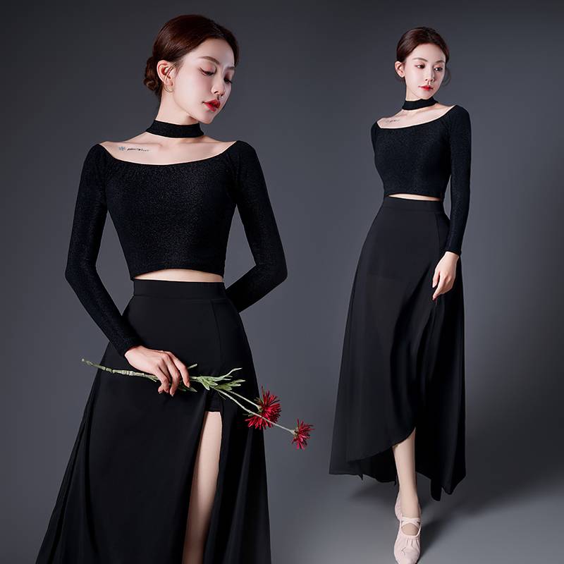 Xiaoying Teacher Classical Dance Practice Female Permanent Modern Dance Performance Placing Elegant Dance Clothing Set