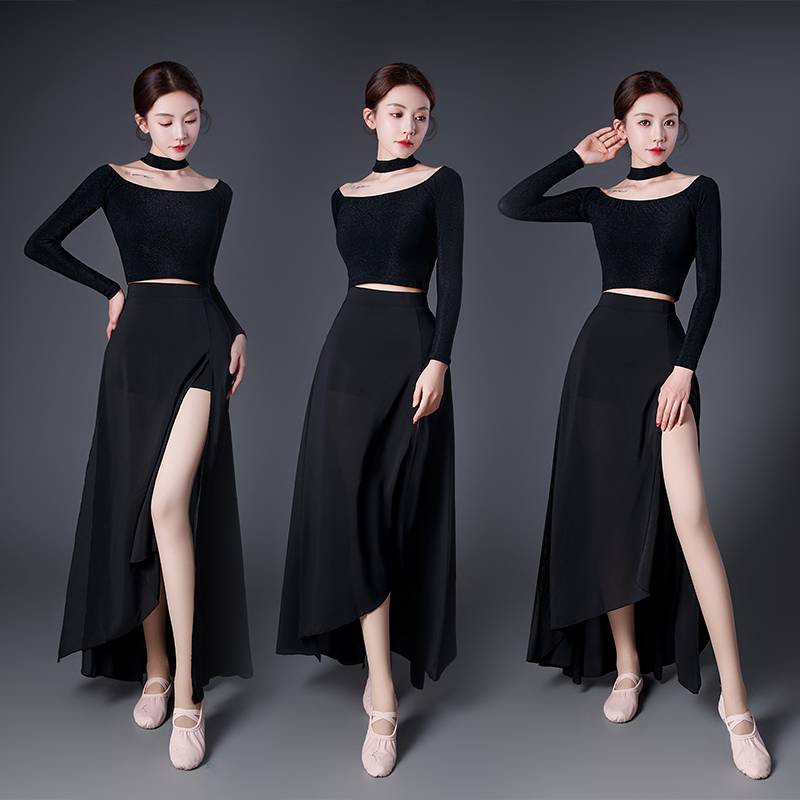 Xiaoying Teacher Classical Dance Practice Female Permanent Modern Dance Performance Placing Elegant Dance Clothing Set