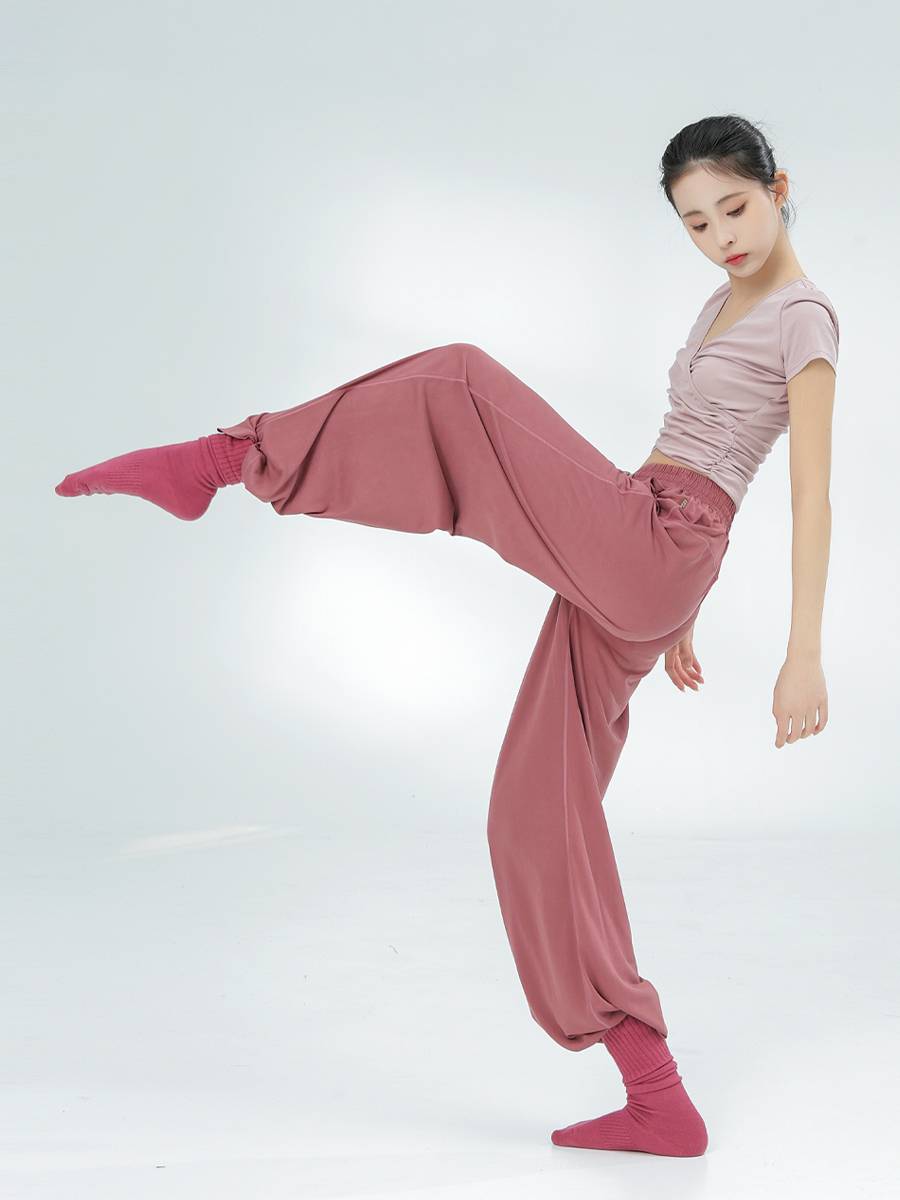 Little Jasmine 2024 New Dance Pants Adult Female Dance Special Training Modern Dance Modern Dance wide -legged Pants