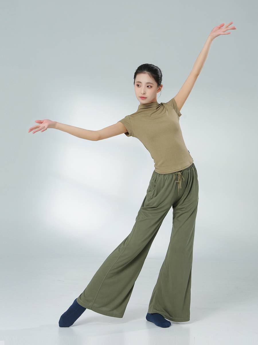 Little Jasmine 2024 New Dance Pants Adult Female Dance Special Training Modern Dance Modern Dance wide -legged Pants