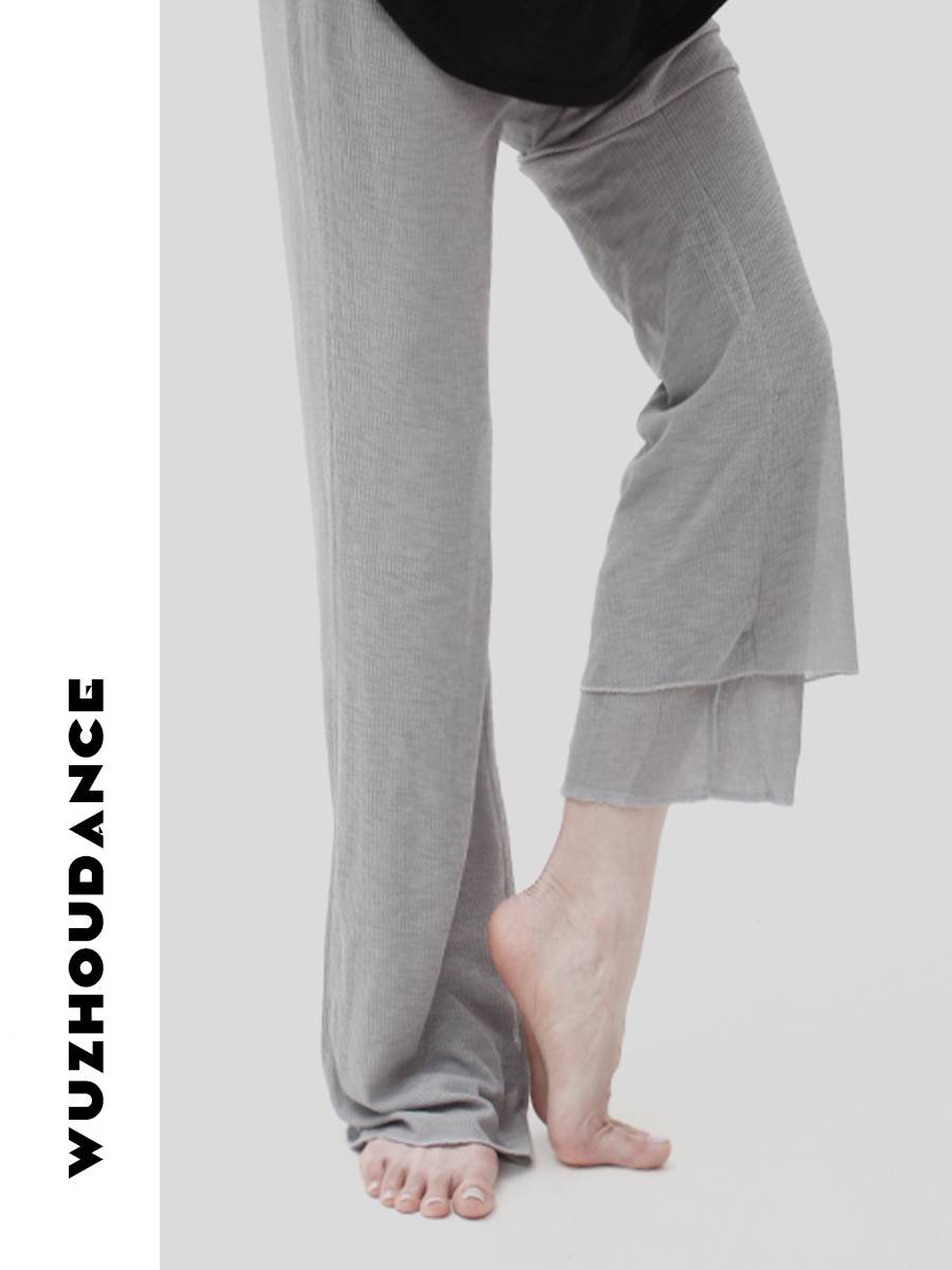 Dance Chau Danz's new modern dance exercise pants double -layer gauze dance pants adult female dance practice service ballet pants