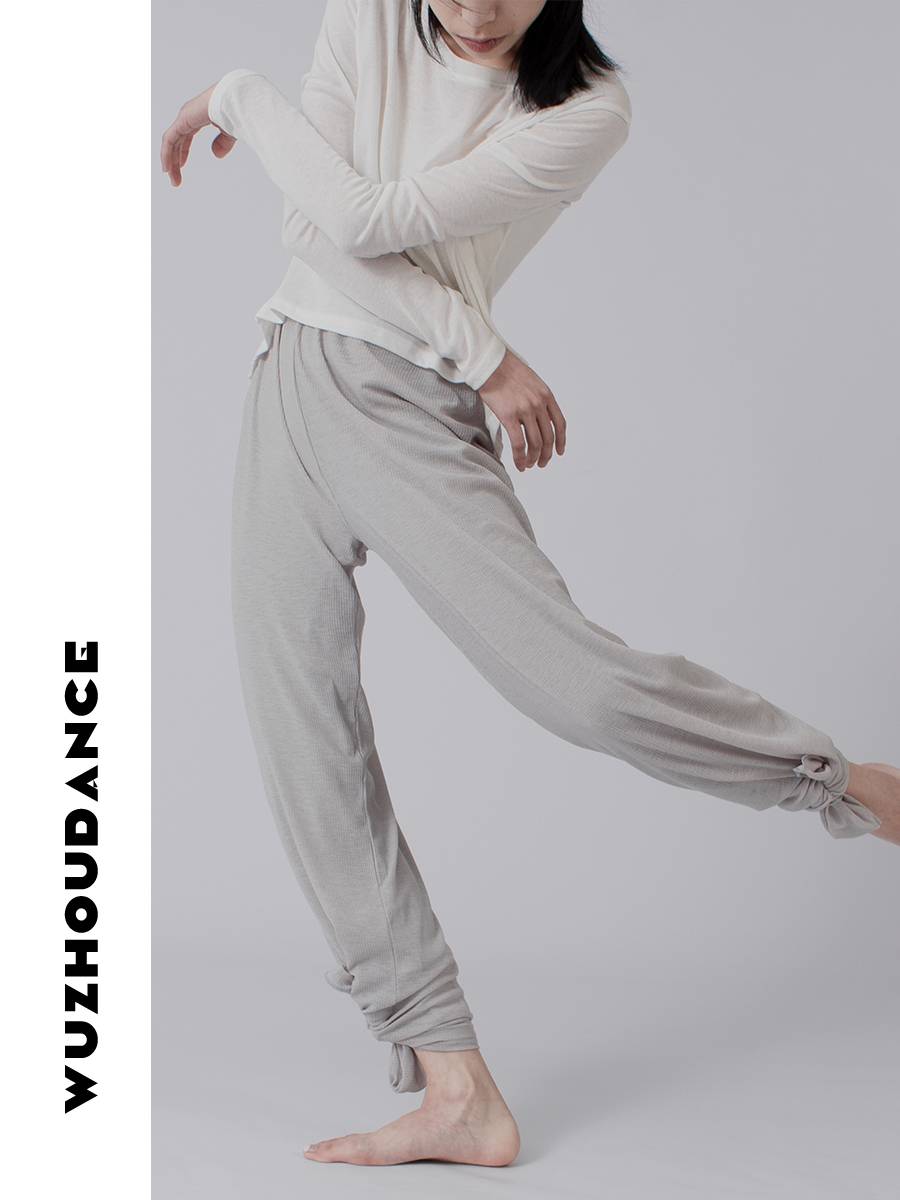 Dance Chau Danz's new modern dance exercise pants double -layer gauze dance pants adult female dance practice service ballet pants