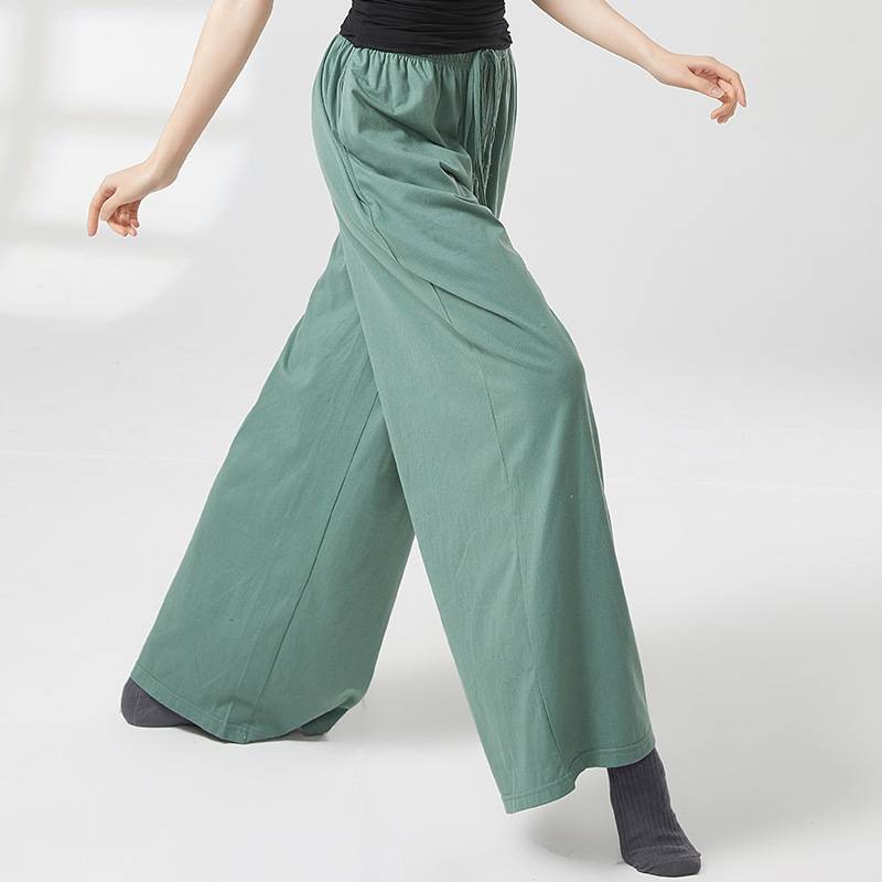 Sun and Moon Dance Modern Dance Pants Daily Practice Loose Dance Pants Men and Women's same straight -legged pants