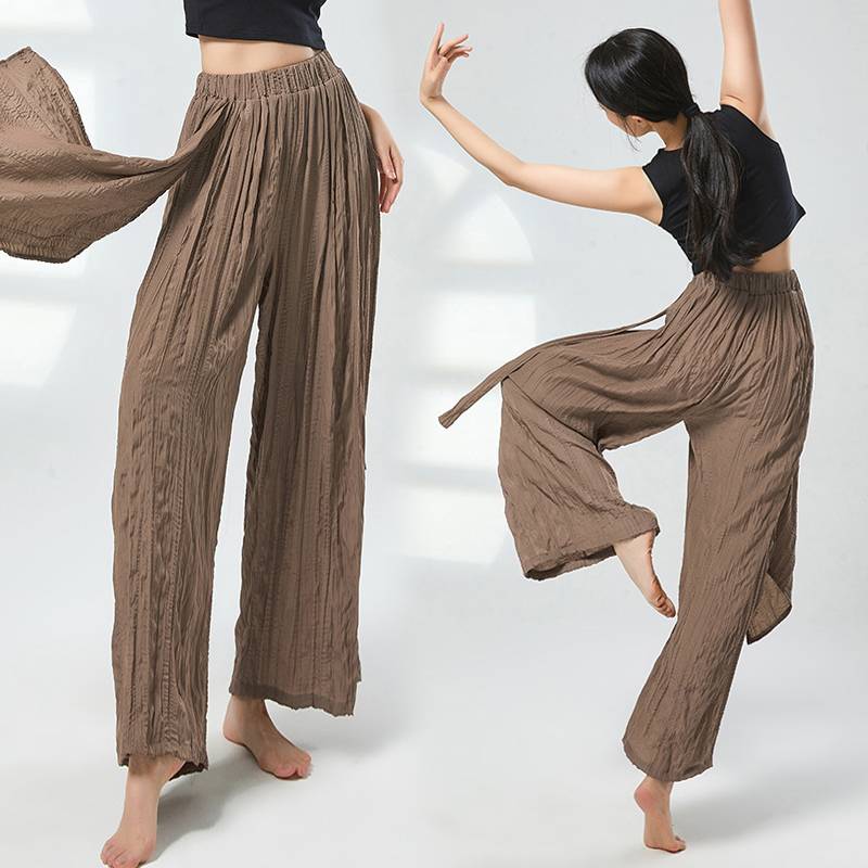 Spot Dance Pants Female Practice Classical Dance Classical Dance Wide Legs D Gauze Pants Chinese Modern Dance Clothing Pine Pants