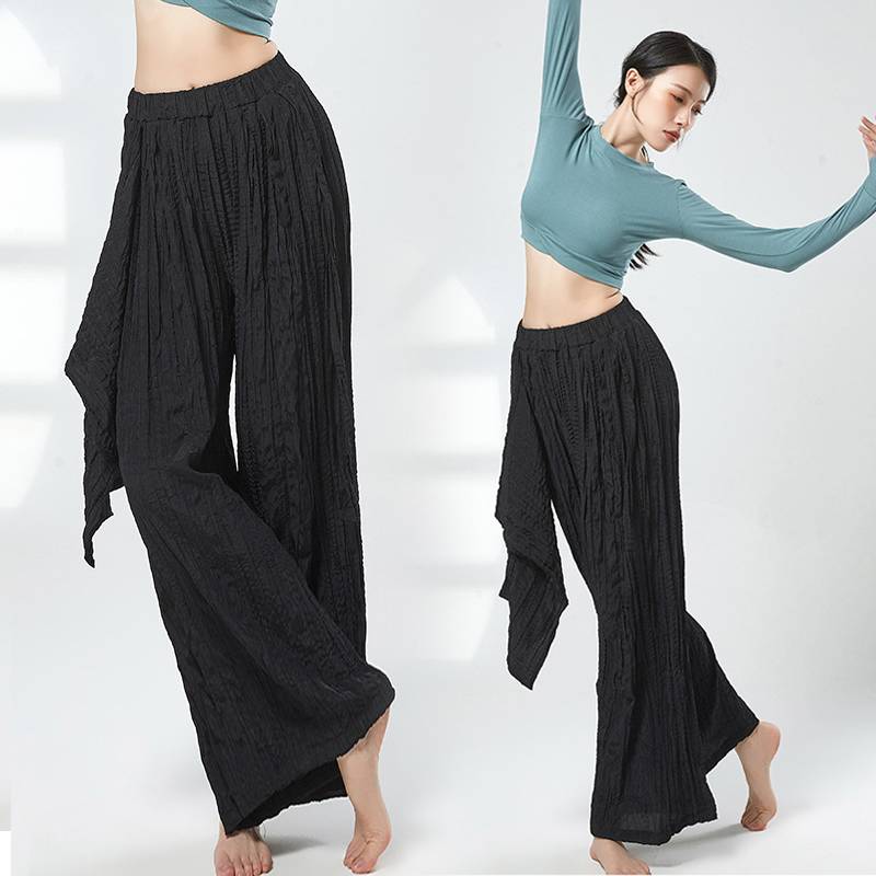 Spot Dance Pants Female Practice Classical Dance Classical Dance Wide Legs D Gauze Pants Chinese Modern Dance Clothing Pine Pants