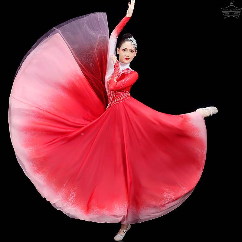 Chinese Dream Dance Service Men and Women's Classical Dance Clothing Performance Singing Singing Dance Skirt Opening Modern Dance Dance Skirt