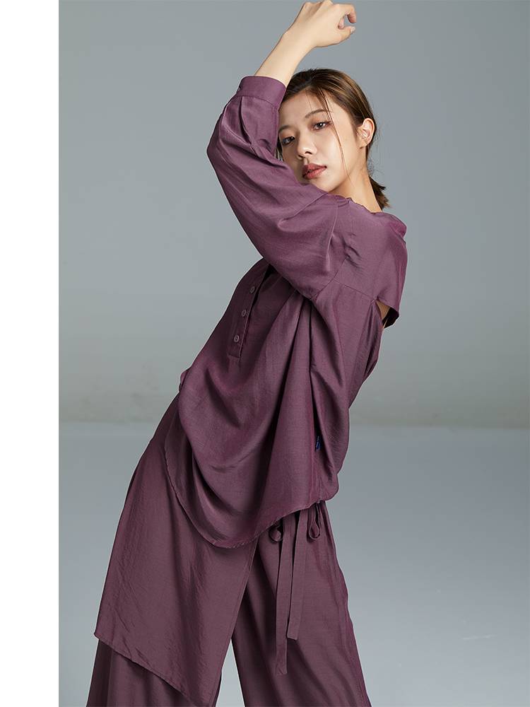 Gorgeous Solo Show Modern Dance Shirt Set, Classical Dance Dance Pants Practice Services, Performing Series