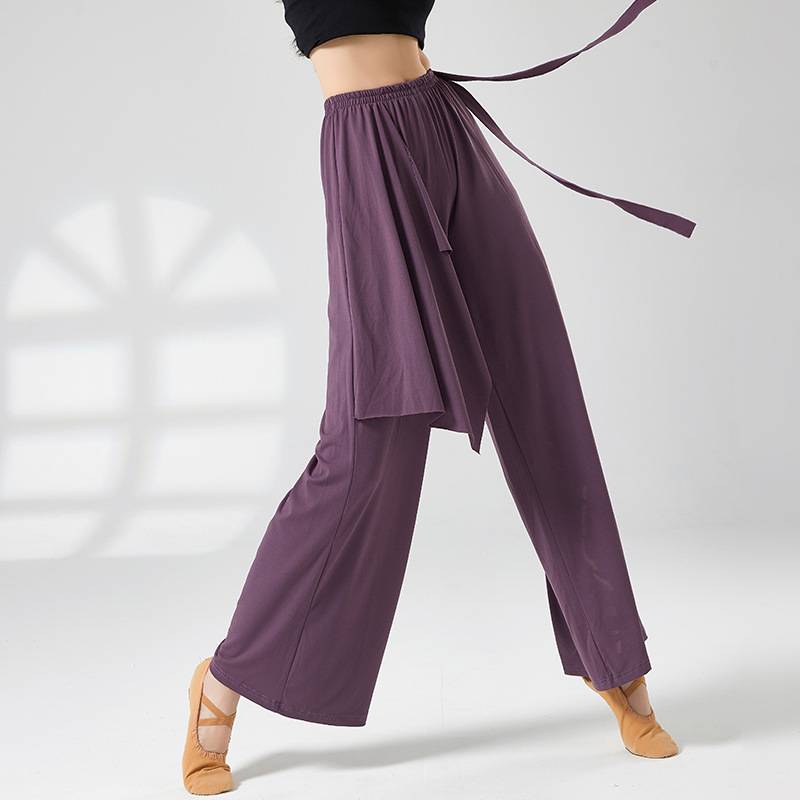 Queen Pants Classical Dance Loose Drifting Wide -Leg Pants Modern Dance Practice Adult Performance Service Training Dance Pants Wide
