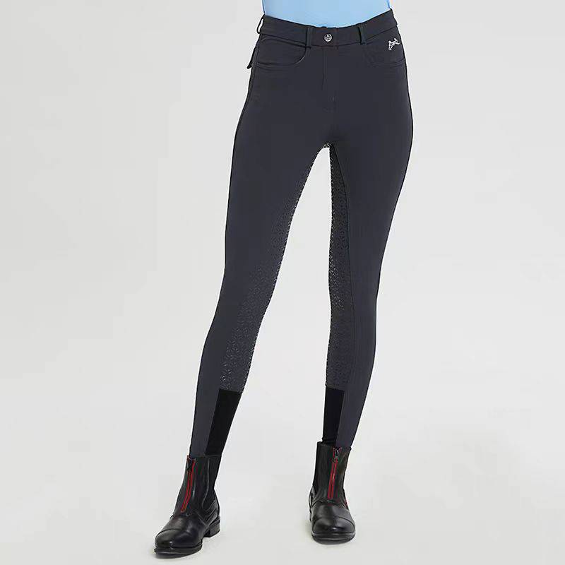 Women's all -silicone equestrian pants spring and summer autumn pants high horses pants riding training competition white horse pants