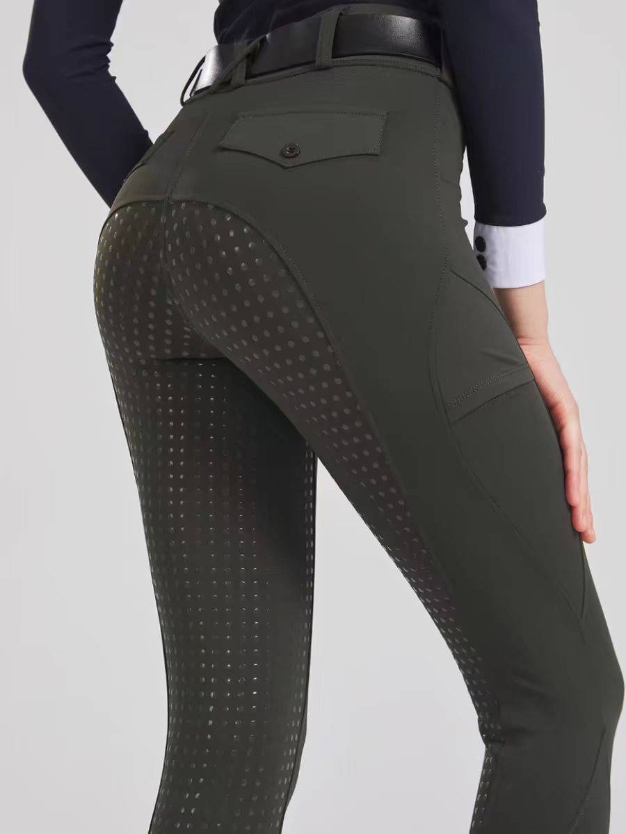 Professional riding pants pants all silicone horsetthlery pants four seasons wear -resistant anti -slip men's and women riding pants wear resistance anti -slip