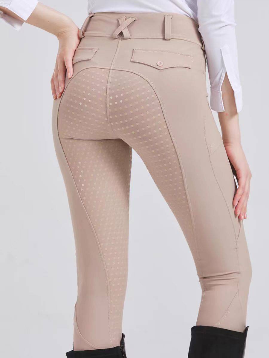 Professional riding pants pants all silicone horsetthlery pants four seasons wear -resistant anti -slip men's and women riding pants wear resistance anti -slip