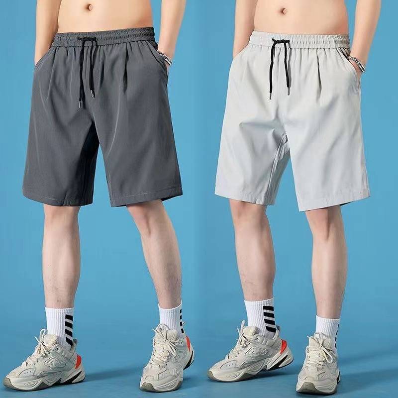 Clear warehouse picking counters to withdraw ice silk shorts men's summer fast -drying loose sports horse pants wears casual pants