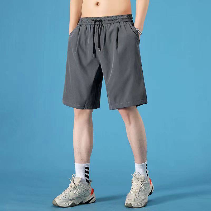Clear warehouse picking counters to withdraw ice silk shorts men's summer fast -drying loose sports horse pants wears casual pants