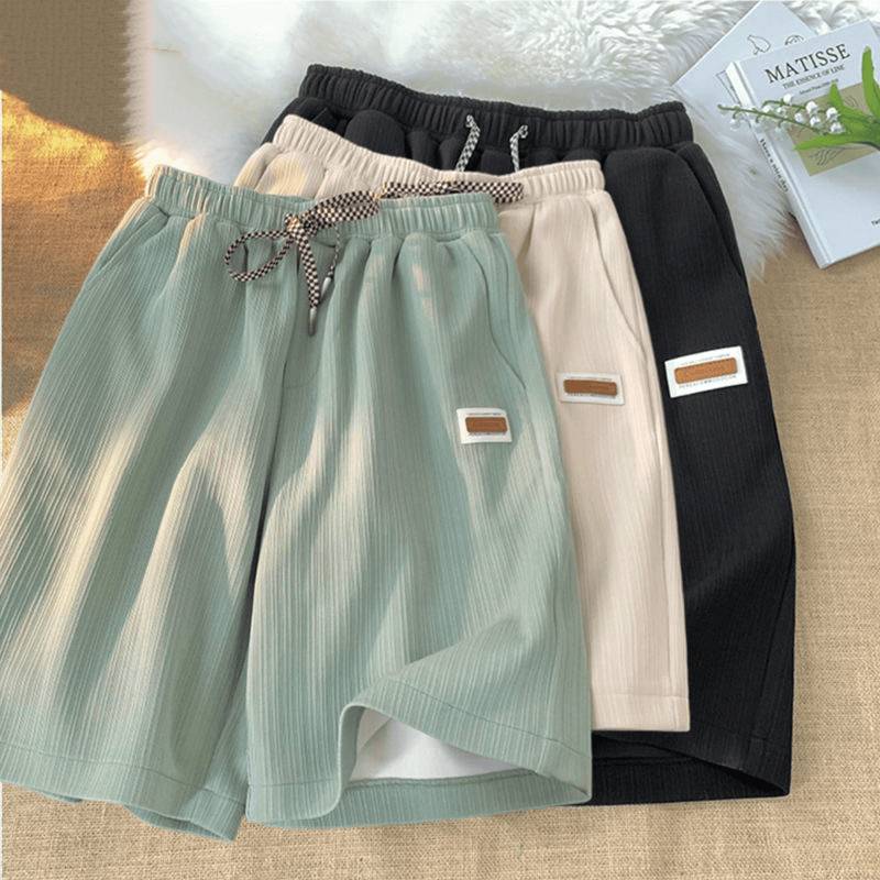 Counter withdrawn from the original single -tailed casual shorts men's summer ice silk loose sports horse pants tide brand