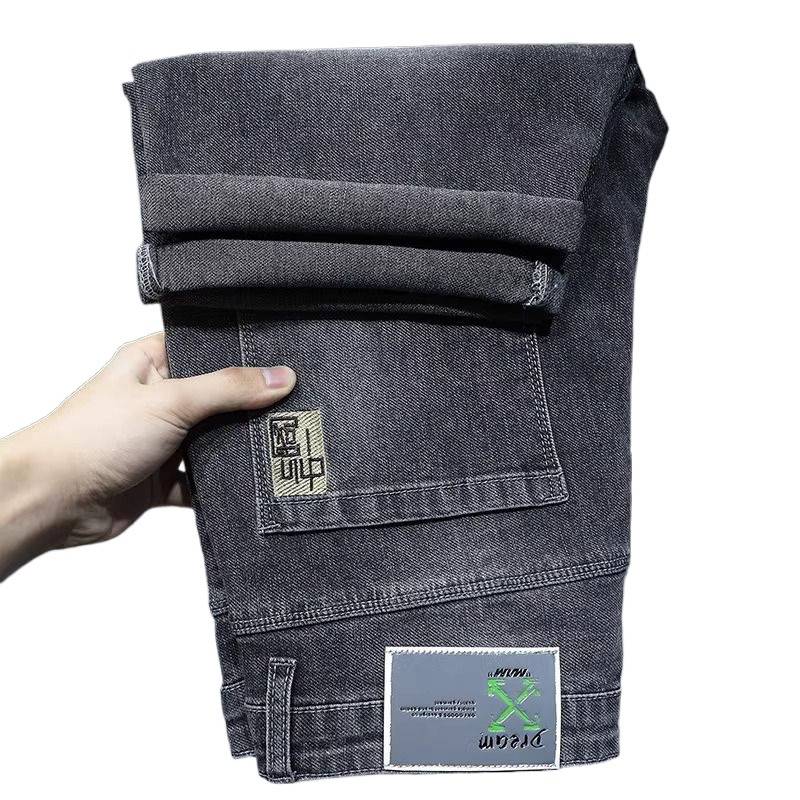 2024 Guo Chao Cowboy Shorts Men's Summer Summer Model Full -Complete Penta Pants Straight Casual Loose Pants