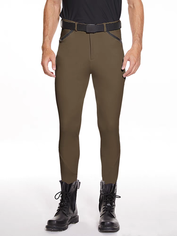 Silicone equestrian horse pants men's clothing 2024 new horse pants outdoor sports pants professional riding pants high bomb knight