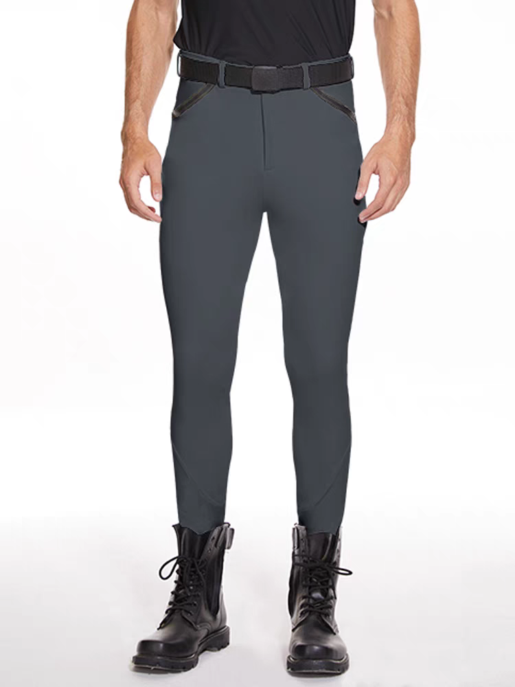 Silicone equestrian horse pants men's clothing 2024 new horse pants outdoor sports pants professional riding pants high bomb knight