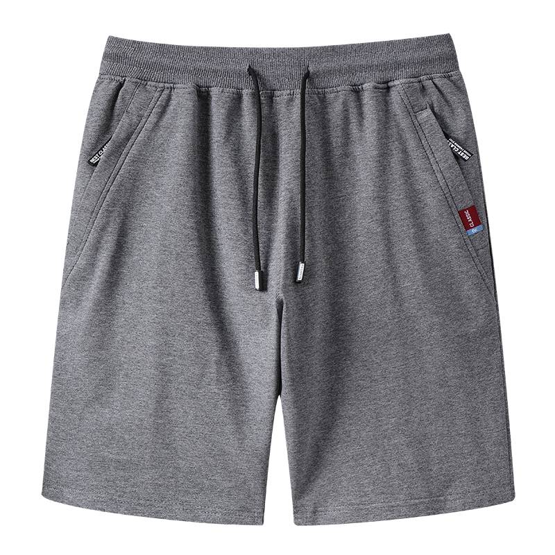 Summer men's shorts sports casual mid -pants loose large size large -scale cotton thin home pentaor pants men's horse pants