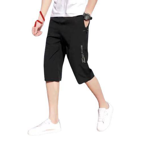 Short pants men's summer cropped pants thin leisure sports loose beach pants big pants horse pants men's pants tide running