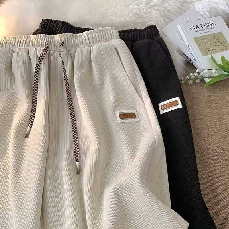 Clear warehouse picking shorts, men's summer tide brand ice silk pants pants loose, breathable casual pants sports horse pants
