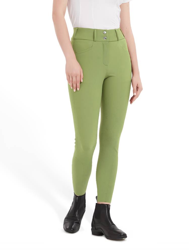 Mashang Equine women's riding pants half -glue high -waisted metal panty pants breathable equestrian pants kgw113