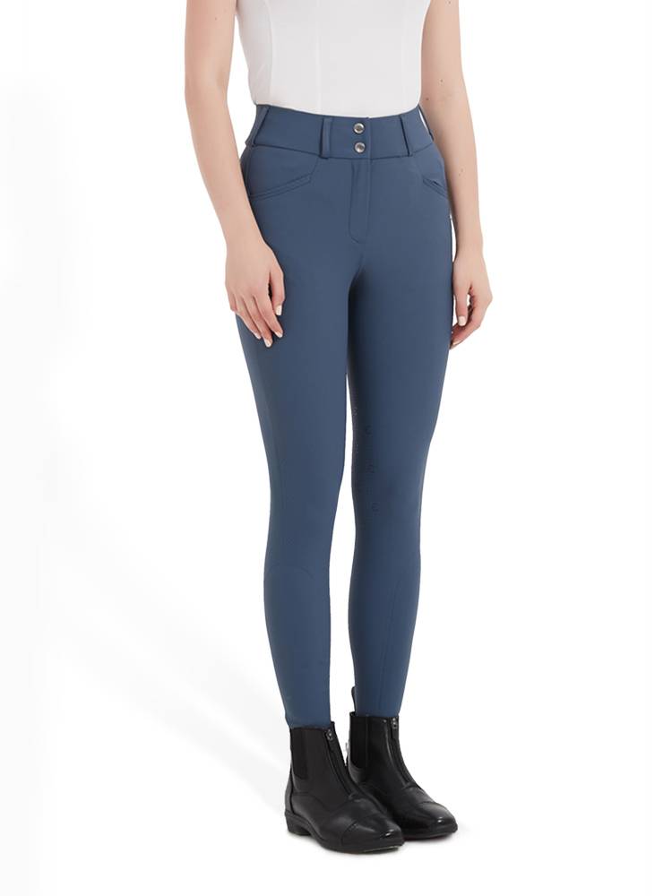 Mashang Equine women's riding pants half -glue high -waisted metal panty pants breathable equestrian pants kgw113