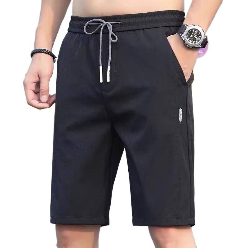 Ice silk shorts men's summer thin pajamas pants pants casual horse pants outside wearing pants and men's clothing new style