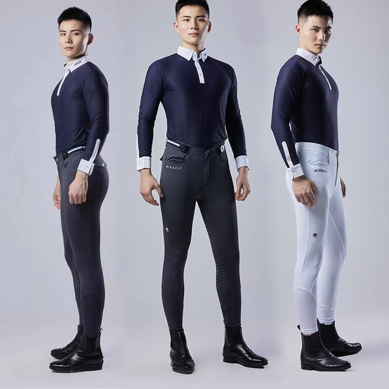 Summer full silicon glue horse pants equestrian pants female professional riding pants men's breathable children's horse riding pants equestrian clothing
