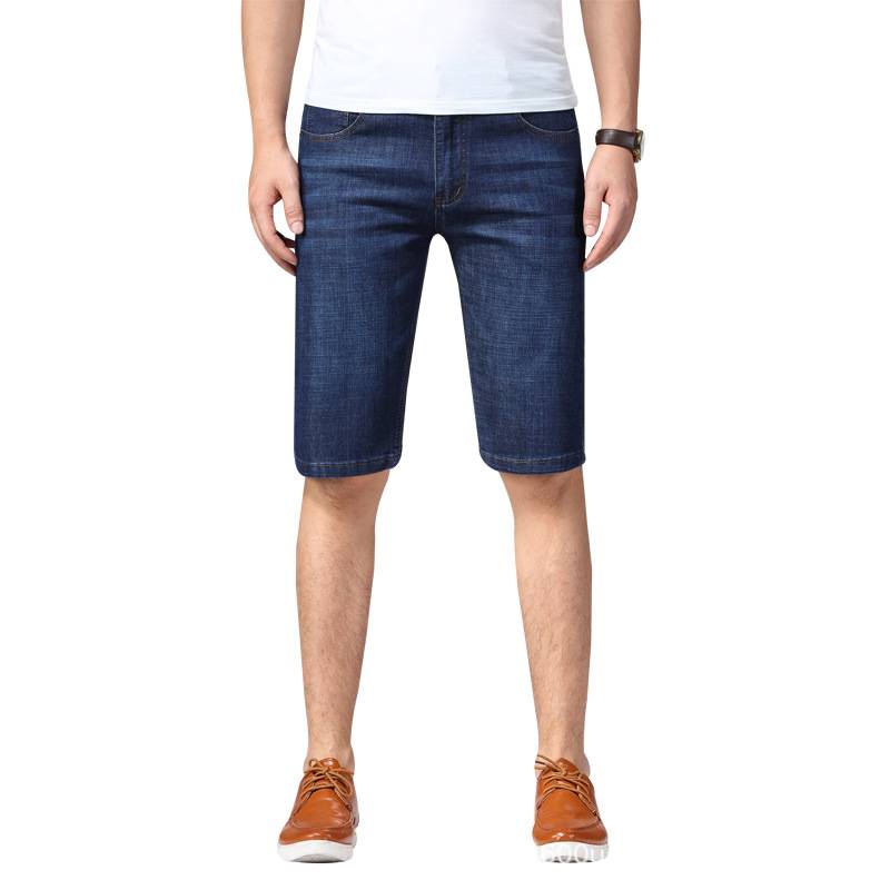 Camel's real jeans shorts, high-side, loose-barrel, straight-barrel, big-sized horsepants