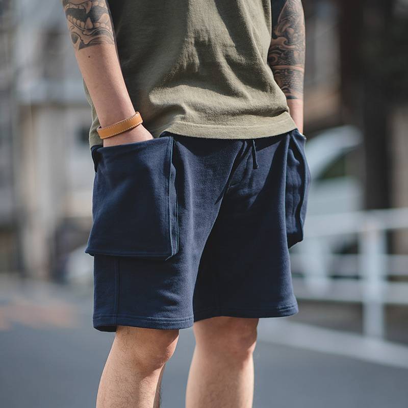 2024 shorts pocket sports retro Abuma pants pent -point pants men's summer