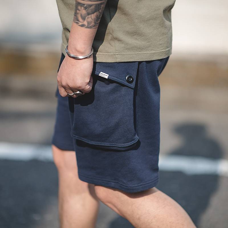 2024 shorts pocket sports retro Abuma pants pent -point pants men's summer
