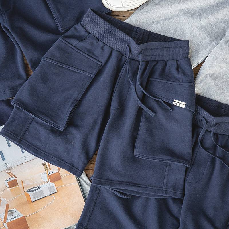 2024 shorts pocket sports retro Abuma pants pent -point pants men's summer