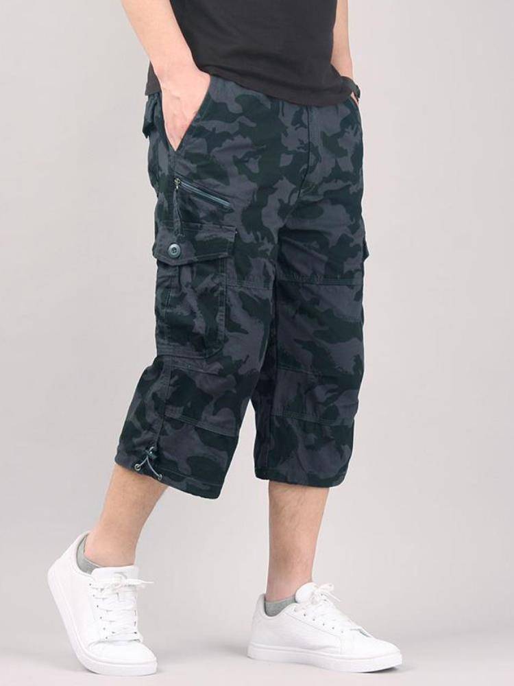 Jordan men's shorts all cotton pants, pants, casual horse pants loose increase, size 7 points pants pure cotton sports