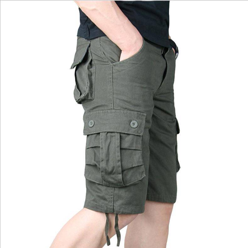 New men's cotton short pants men's pants pants summer casual pants loose horse pants men's casual shorts men's tide