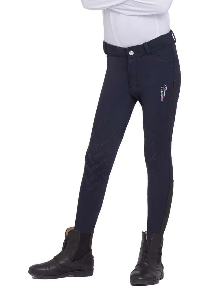 Children's semi -silicon glue horse pants pants trousers long pants ride Malcica horses 8103206