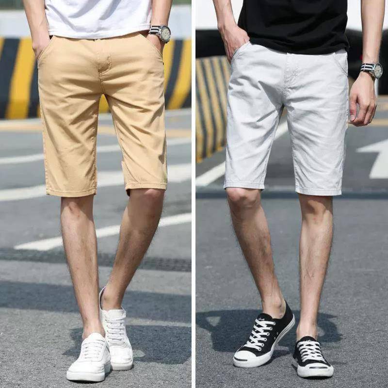 Xiu Xia Season Siren Short Pants Men's Loose Pants Men's Penta Pants Slim 5 -point Horse Pants Thin Beach Pants