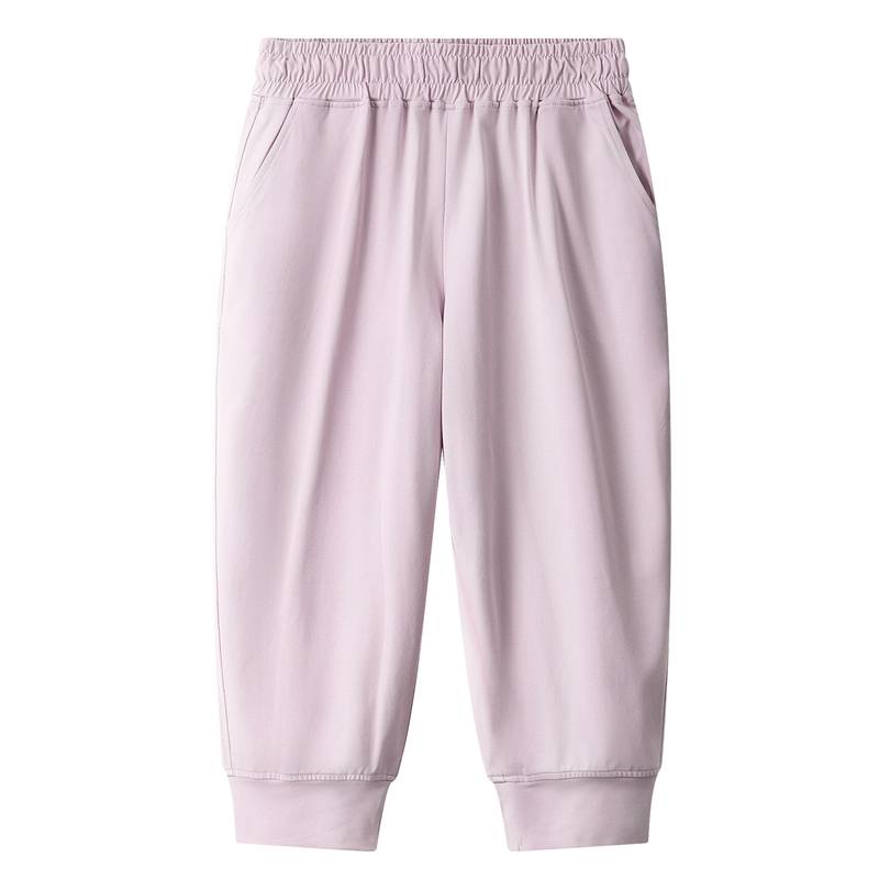 Summer 2024 new large size lady high -waisted leisure criminal pants Haron sports pants loose horse pants thinner