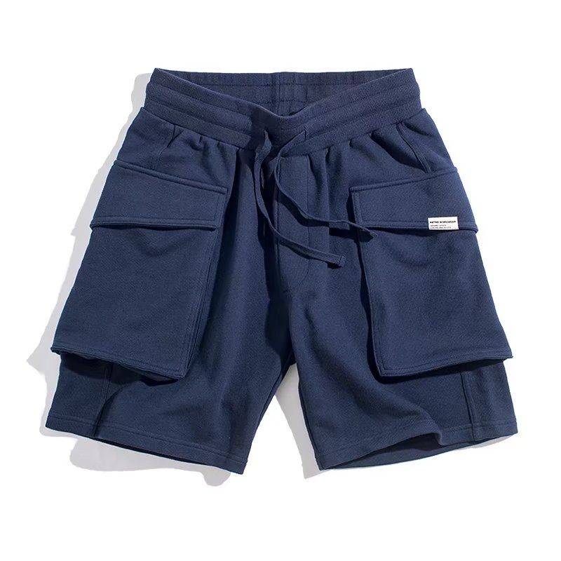 Sports gym shorts, American knitting shorts, big bags, old-fashioned Ammy-pants, five-pants
